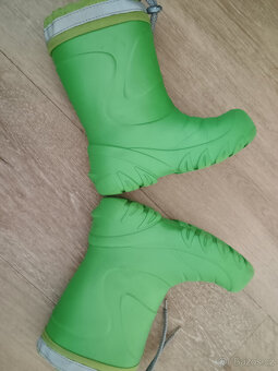 Holínky-sněhule DEMAR MAMMUT zateplené zelene vel. 26/27 - 6