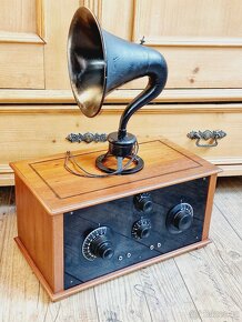 Starožitné rádio Telefunken Marconi II. včetně reproduktoru - 6