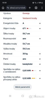 Vestavná el. trouba Gorenje B0637E24X - 6