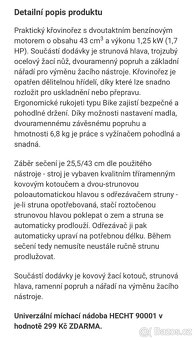 NOVÝ Motorový křovinořez-HECHT 142 BTS - 6