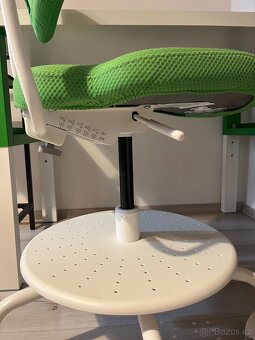 Dětský stůl a židle Ikea Pahl zelená - 6