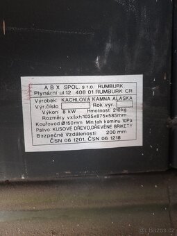 Kachlová kamna Alaska - 6