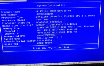 PC HP Elite 7300 Series MT + Mon. Philips 234C12 + kb+myš - 6