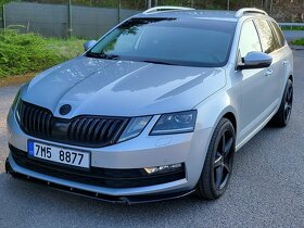 spolier lipa pod přední nárazník skoda octavia 3 facelift - 6