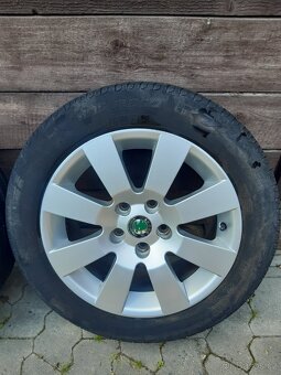 Alu kola 5x112 R16 originál Škoda - 6