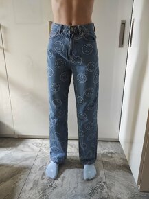 Džíny H&M s vyšším pasem vel. 32/160 - 6