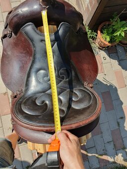 Westernové sedlo krátké – 60 cm - pro juniora či ženu - 6