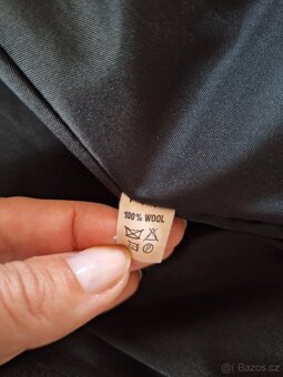 Kabát vlněný dámský kabát vel. XXL - 6