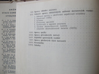 Opravy motorových vozidel O. Beneš, technická literatúra. - 6