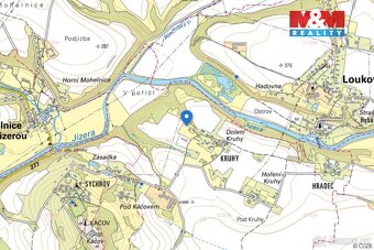 Prodej pole, 162 m², Podolí u Mnichova Hradiště - 6