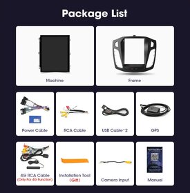 Android autorádio navigace QLED panel Ford Focus 2012-2019 - 6