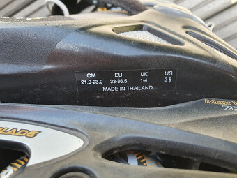 Dětské inline brusle RollerBlade,vel. EU 33-36,5 - 6