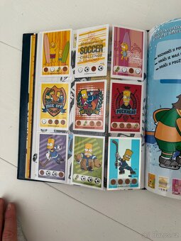 simpsons, zberatelske kartičky vsechny + album - 6