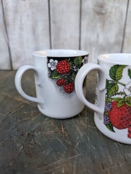 Retro porcelánové hrnky Chodziez, Polsko. - 6
