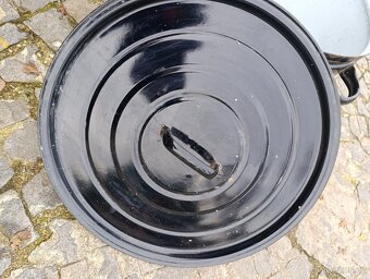 Hrnec smaltový starý - 6