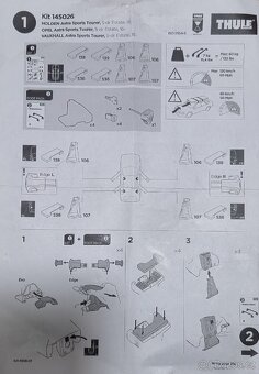 Kit Thule 6023 - OPEL Astra 10-15, Zafira 12- - 6