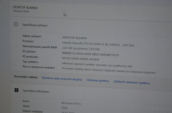 Fujitsu Celsius R940n Xeon/24GB/SSD 512+500GB/K2200 - 6