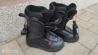 Snowboardové prkno 114cm + boty vel.5 - 6