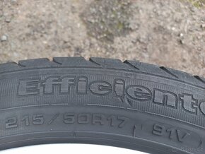 Sada Orig Alu kol Opel 215/50R17 letní - 6