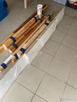 Dětská oboustranná postel KURA, dřevo borovice, 90x200 cm - 6