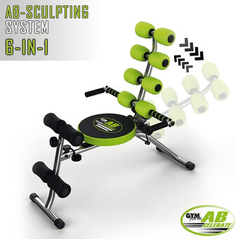 Posilovací stroj Gymform Ab Celerate 6 v 1 - 6