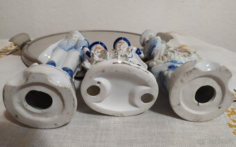 Nabízím tři porcelánové figurální sošky- Dáma s pánem - - 6