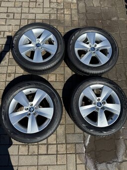 ORIGINÁL Alu Škoda NYOTA R16, 5x100 - ZÁNOVNÍ, LETNÍ - 6