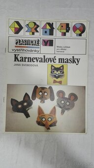 Plastické vystřihovánky Karnevalové masky - 6