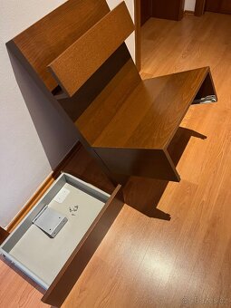 Manželská postel MALM 200x180 cm + rošty, matrace, stolky - 6