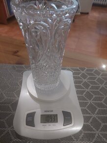 Váza 20cm - křišťál - 6