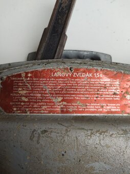 Prodám lanový zvedák - 6