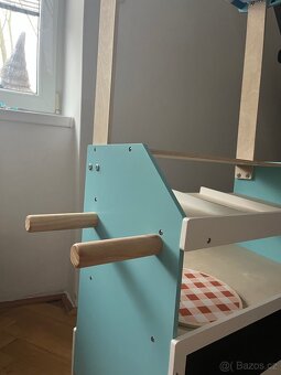 Dětský dřevěný zmrzlinářský vozík - 6