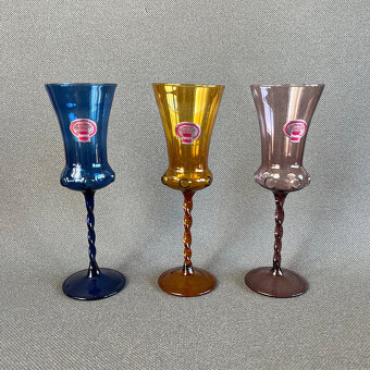 3x barevná sklenice, dárková sada, Lauscha Glas II - 6