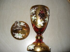 pohár rubínové sklo - 6