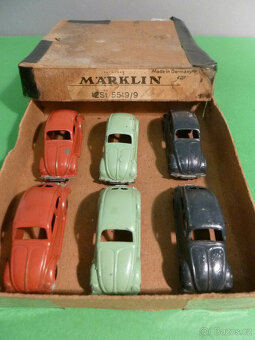 6 Märklin VW Pretzel Beetle v dealerské krabici 55199 cca 19 - 6