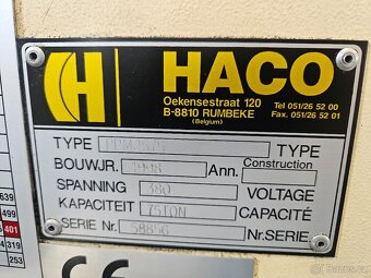 Ohraňovací lis HACO PPM 2575 + ohraňovací nástroje, prizma - 6