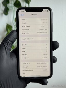 iPhone 11 64GB - 96% baterie, DPH - 6