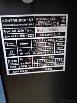 Svářečka CO2 Kühtreiber - 6