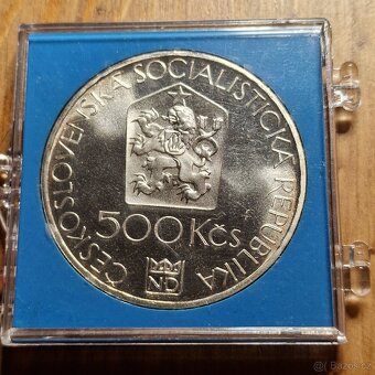 RRStříbrná 500 Kčs 1983 - Národní Divadlo - PROOF,2.034ks - 6