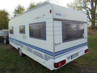 Obytný přívěs Hobby exclusive 540, provoz 2004,nová STK - 6