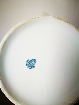 Starožitný stínovaný porcelán - 6