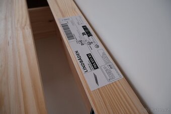 Postel IKEA IDANÄS 180x200 cm + rošt LINDBÅDEN – bílá - 6