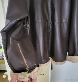 PILOTKA kožená zimní bunda vl. XL unisex - 6