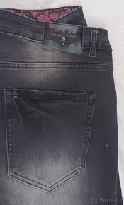 ROCK REBEL pánské džíny v. XL  Nové,ZA POLOVINU CENY  - 6
