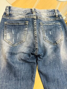 Boyfriend dámské džíny XS Miss bonbon - 6