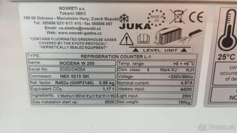 Obslužná chladicí vitrína Juka Modena W 200/110 - 6