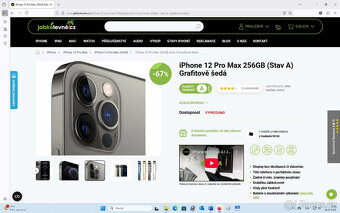 Mobil iPhone 12 Pro max 256GB - nepoužitý. - 6