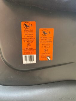Autosedačka 9-18kg isofix - 6