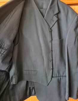 Ozeta oblek -sako, vesta, kalhoty+další zdarma - 6