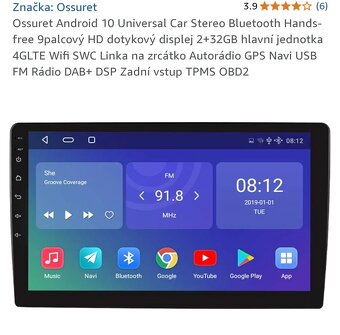 Android rádio Ford - 6